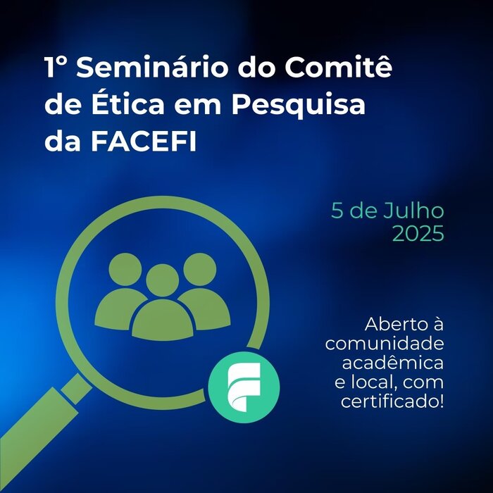 seminário do Comitê de Ética em Pesquisa CEP - FACEFI